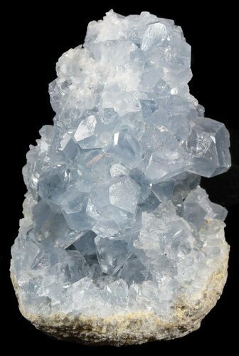 Sky Blue Celestine (Celestite) Crystal Cluster - Madagascar #54828
